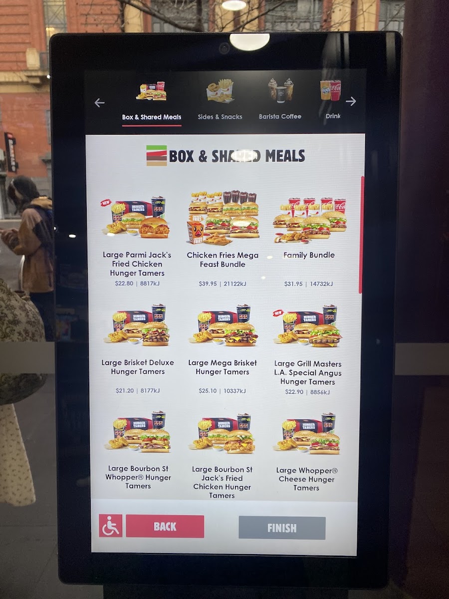 Menu Hungry Jack's Burgers Spencer Street-2