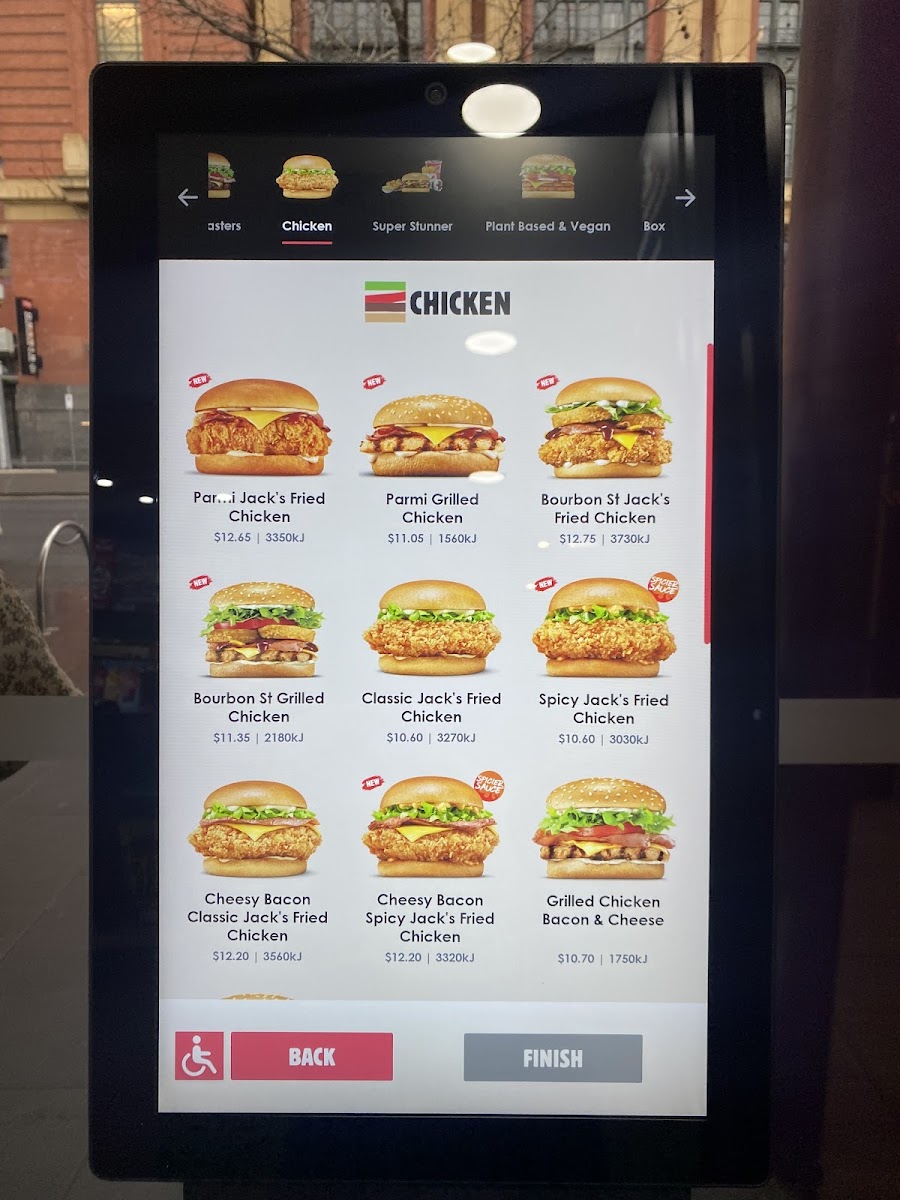 Menu Hungry Jack's Burgers Spencer Street-4