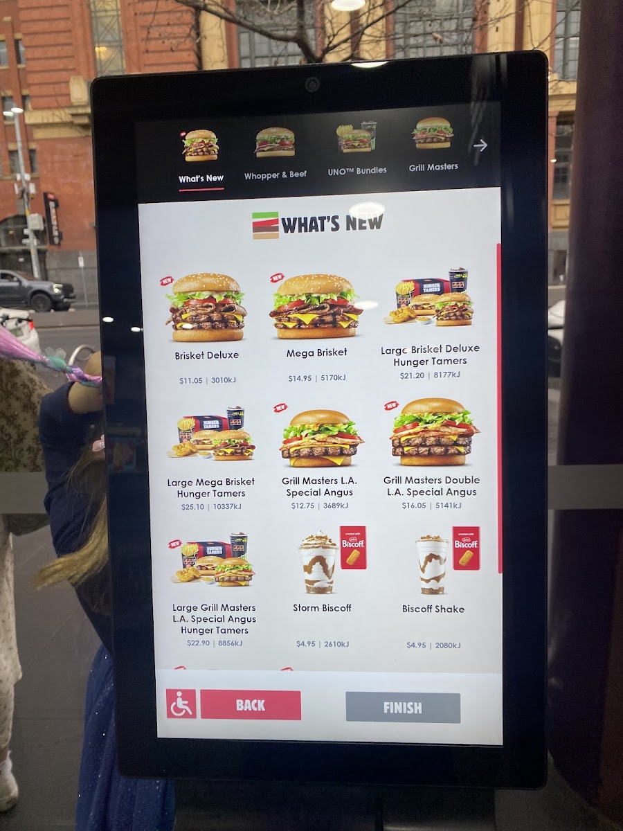 Menu Hungry Jack's Burgers Spencer Street-6